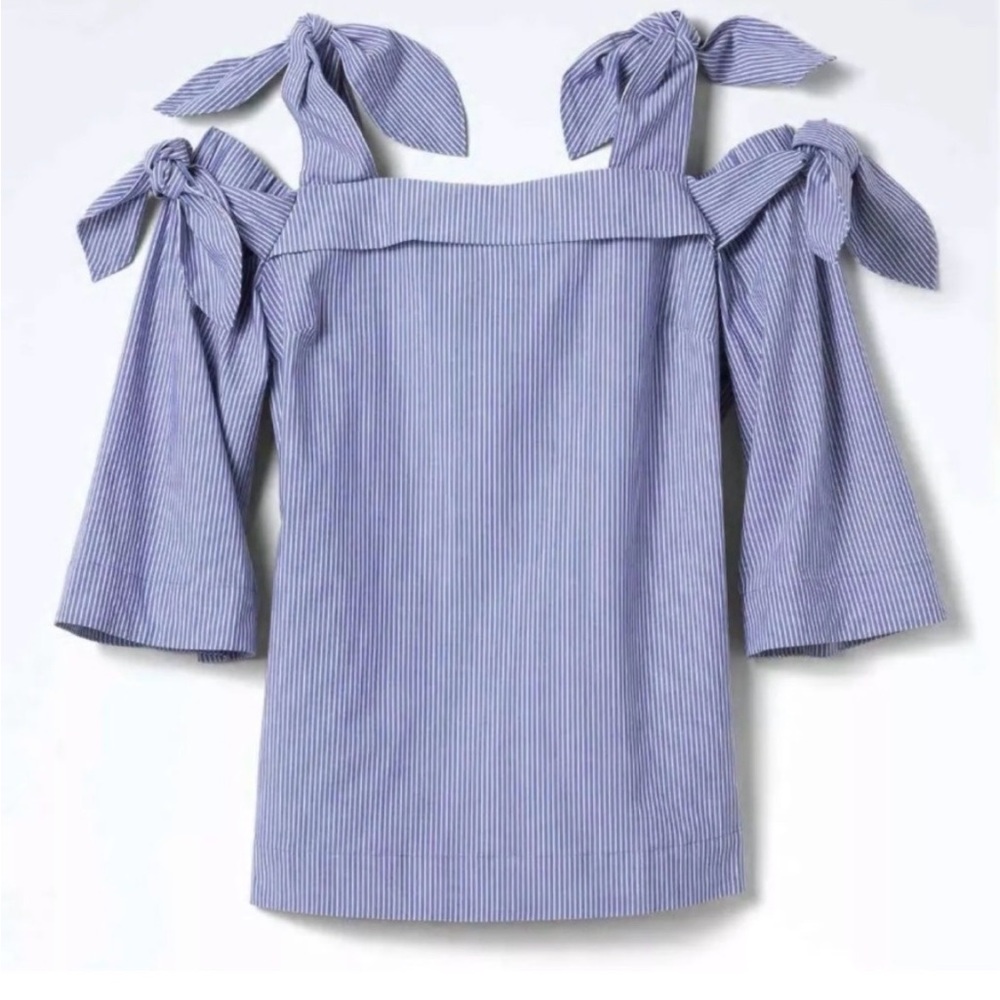 Banana Republic Off Shoulder Striped Women's Top
